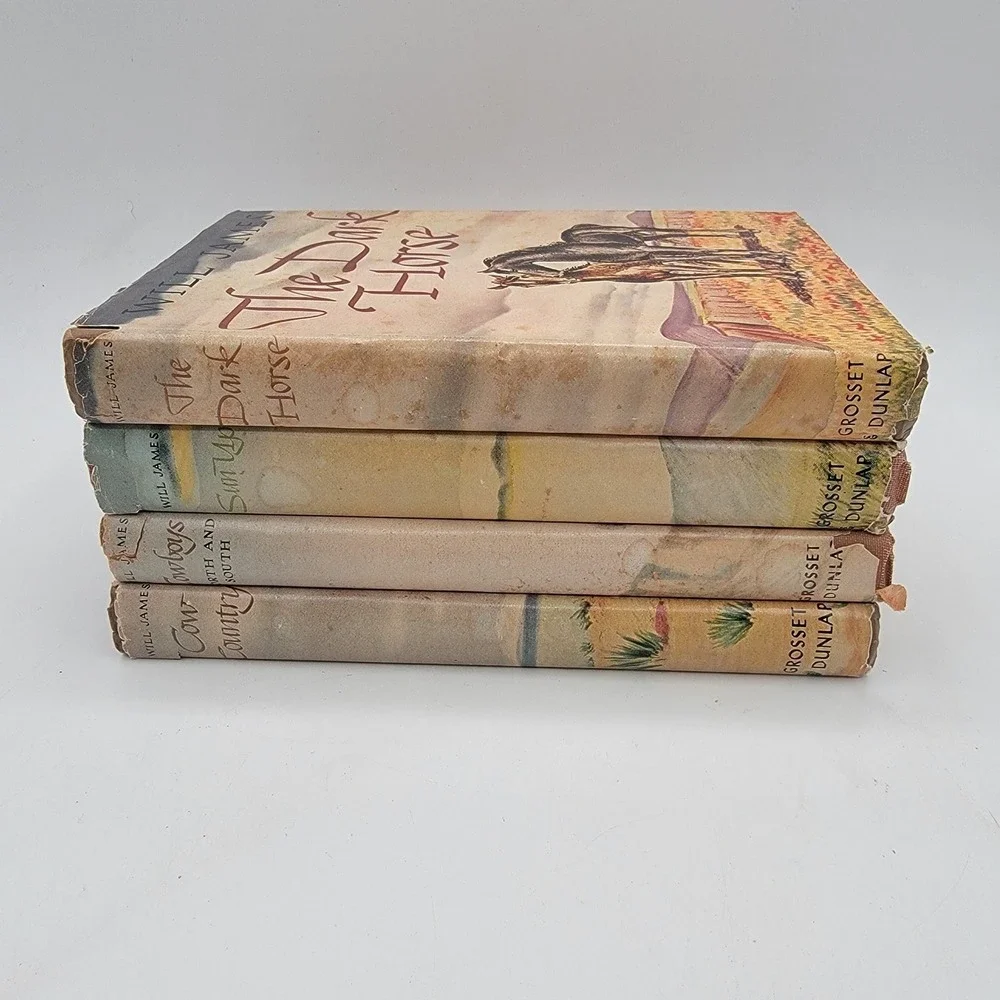 Will James 5 Book Lot The American Coyboy Sun Up Cowboys Cow Cntry Hardcver Fair